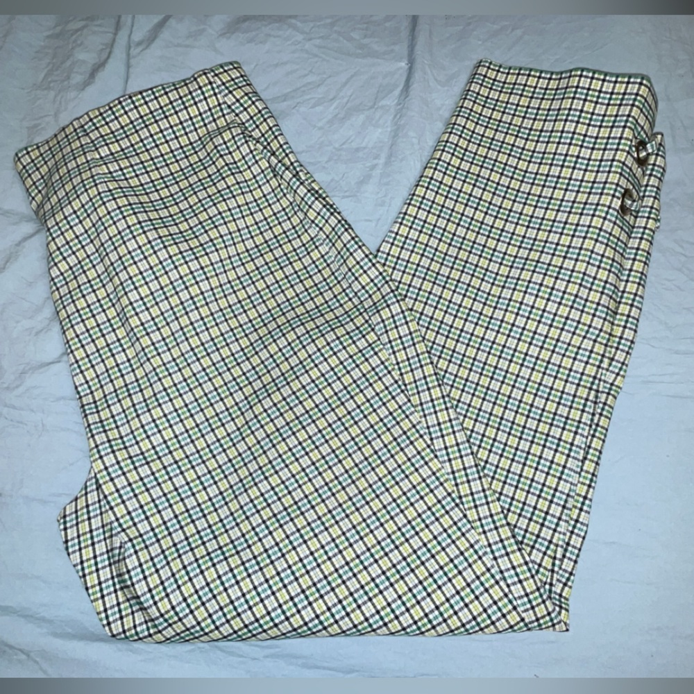 Cato Checkered Ankle Pants Size 16